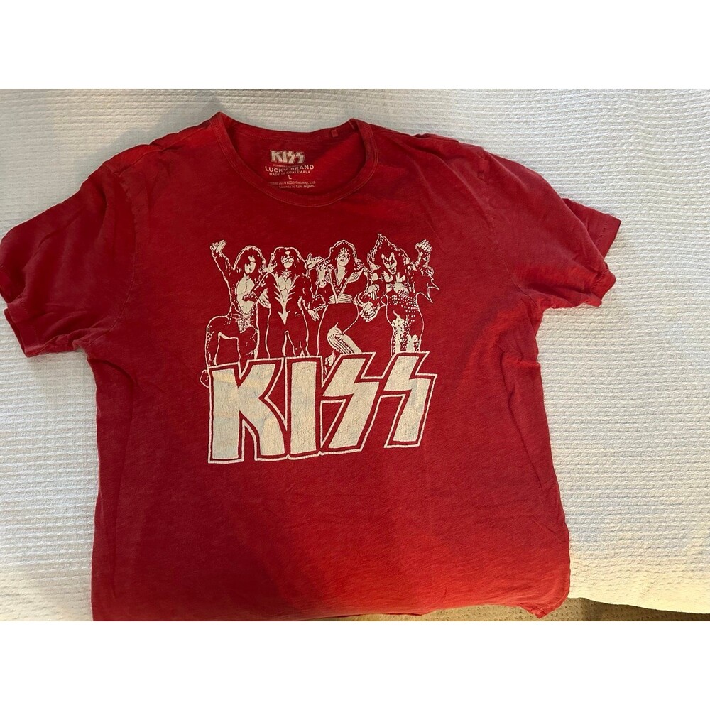 Kiss Lucky Brand T-shirt Men’s Large